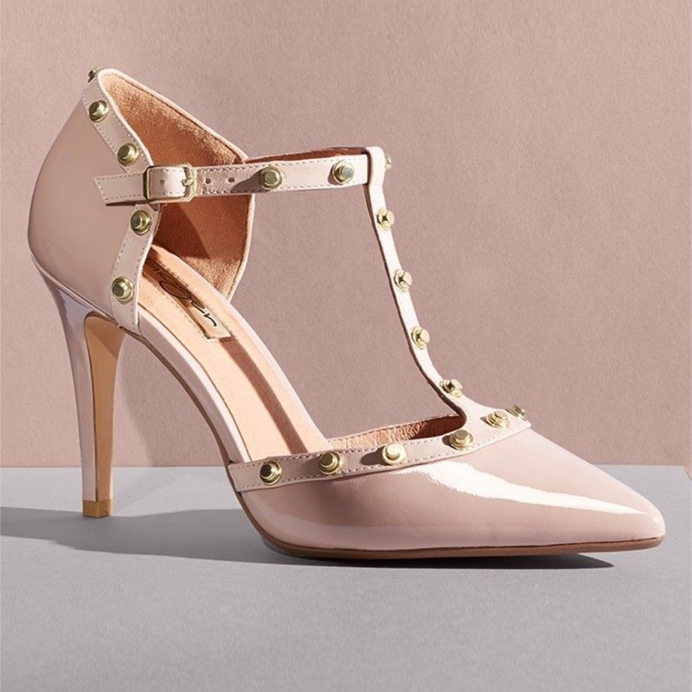 Halogen Martine Pink Studded Heels